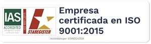 Empresa certificada en ISO 9001:2015